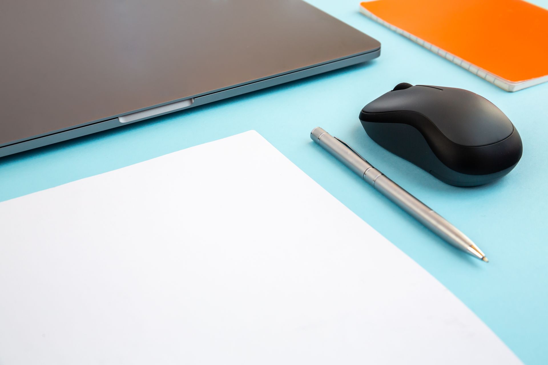 concept art, clean and organized desk accessories