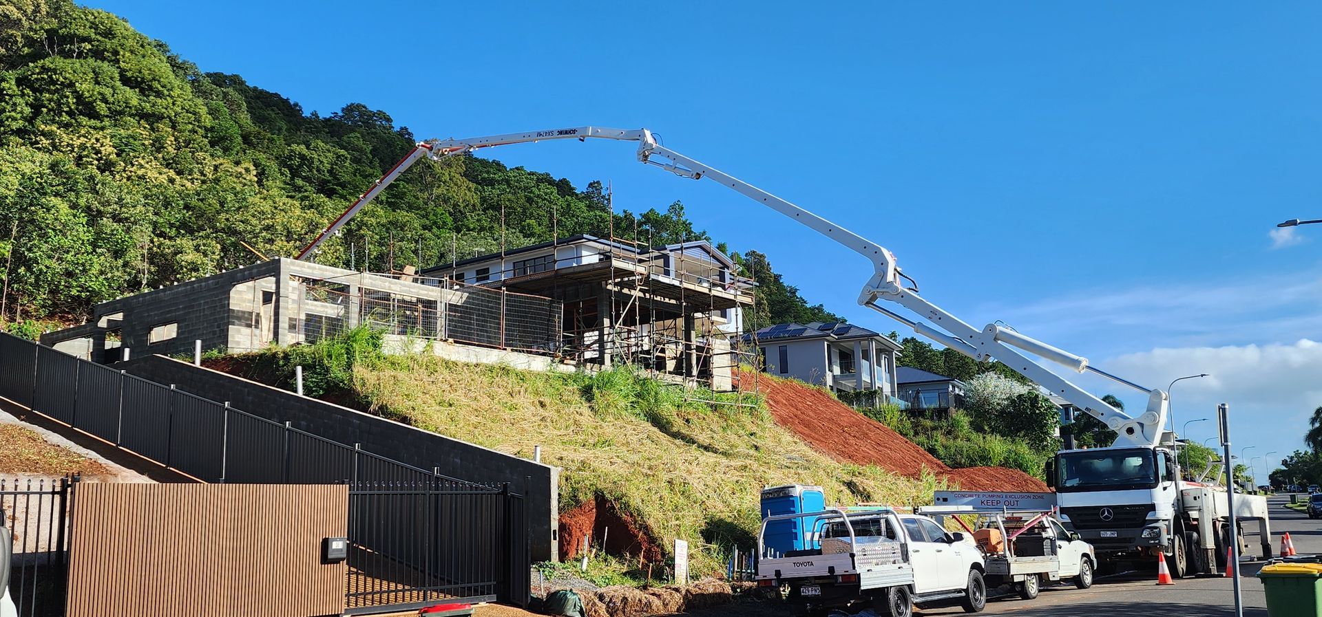 High-rise concrete pumping