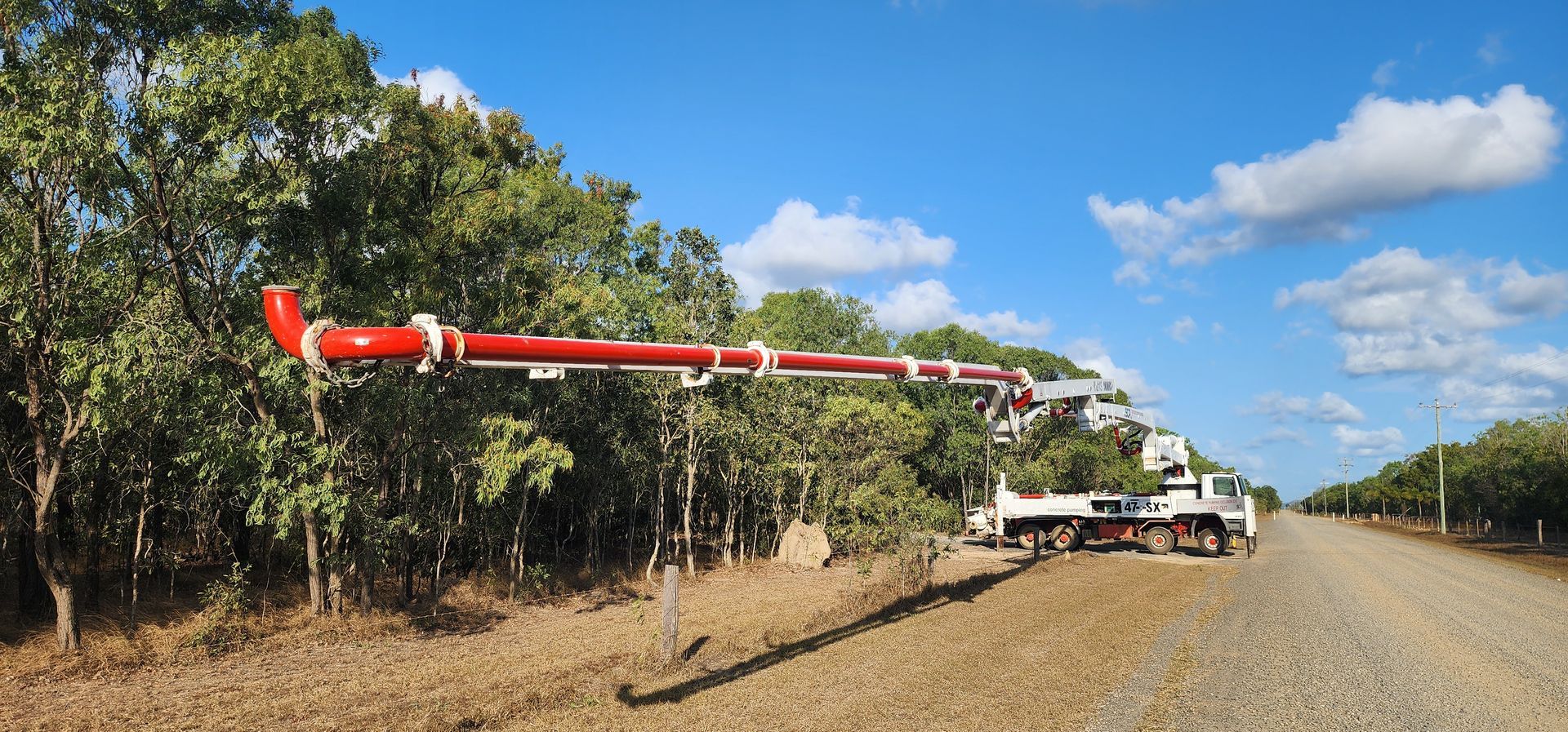 Civil concrete pumping
