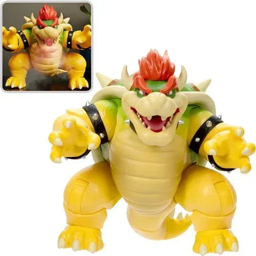A bowser action figure from super mario bros