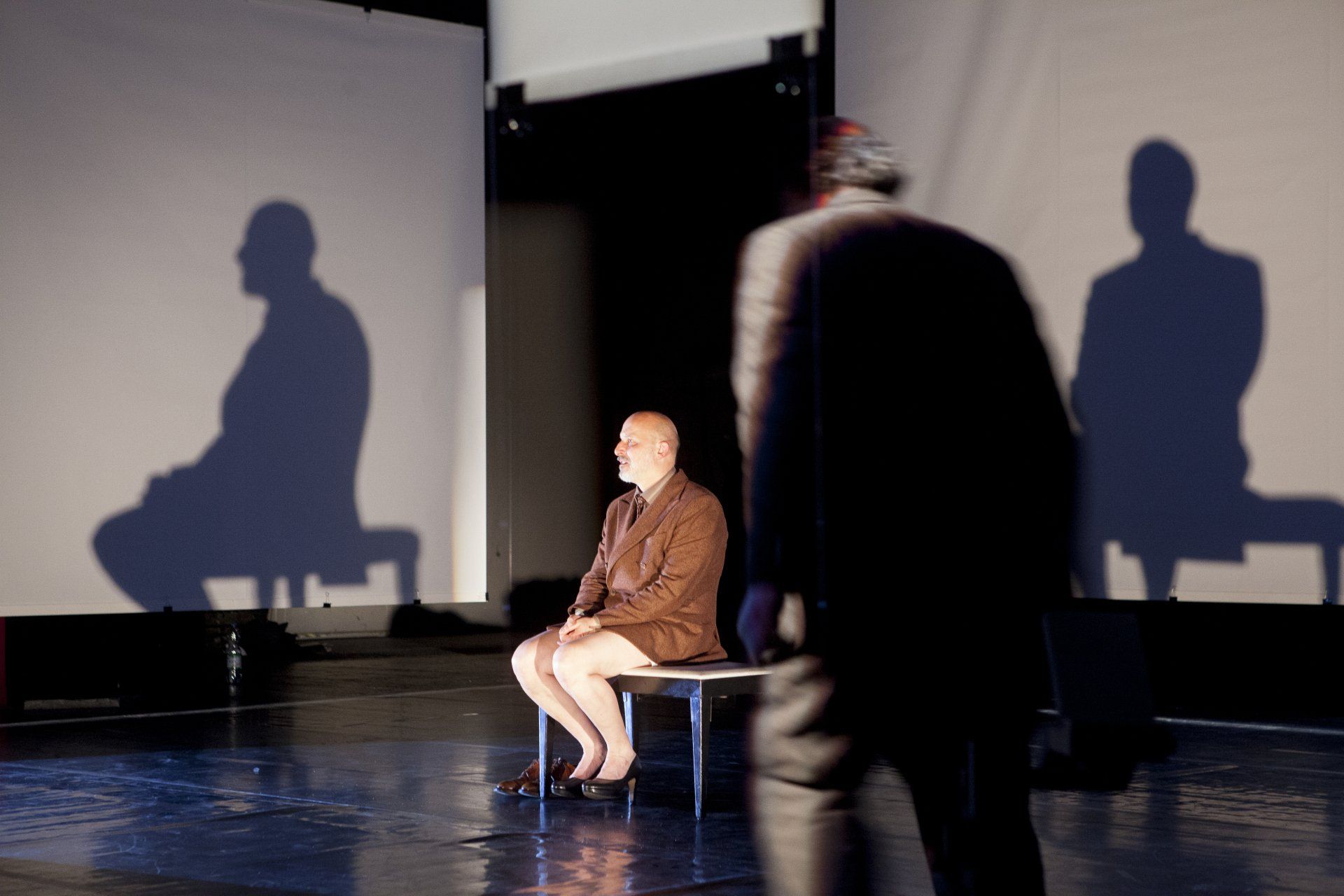 Alte Meister von Thomas Bernhard, Regie Dušan David Pařízek, Darsteller Rainer Galke, Lukas Holzhausen  © Lukáš Horký / Weiterspielen Productions