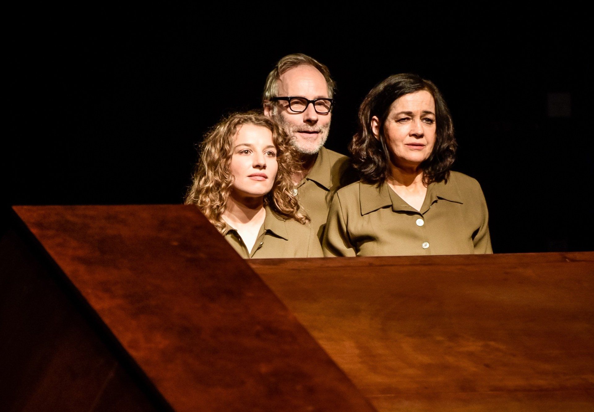 Gertrud von Einar Schleef, Regie Jakob Fedler, Darsteller Antonia Bill, Wolfram Koch, Almut Zilcher © Arno Declair / Weiterspielen Productions