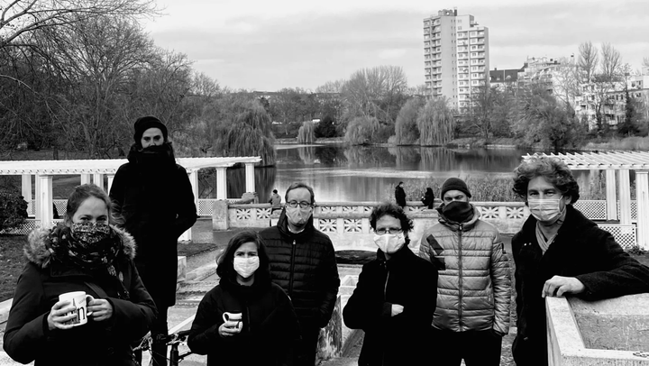 Weiterspielen Prod. Gründung Gründungsversammlung Weiterspielen Productions am 6.12.2020 am Berliner Lietzensee