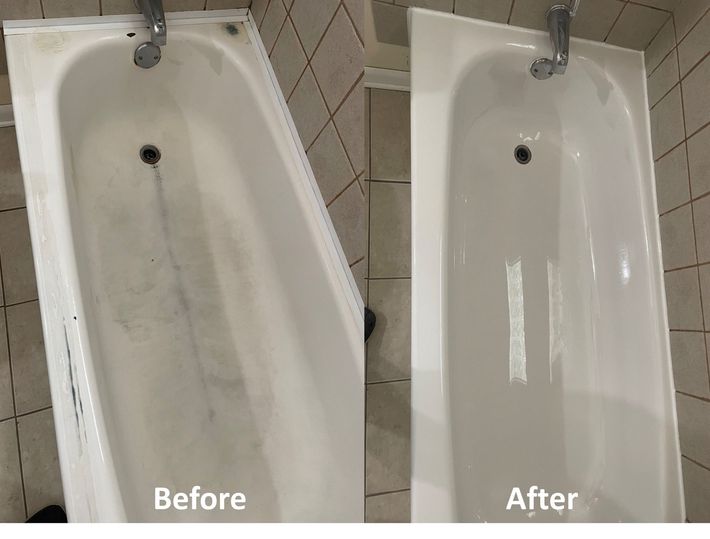 shower refinishing before and after