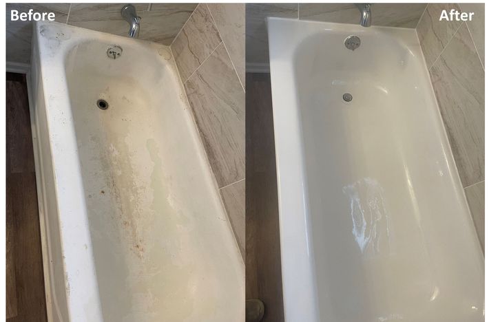 shower refinishing before and after