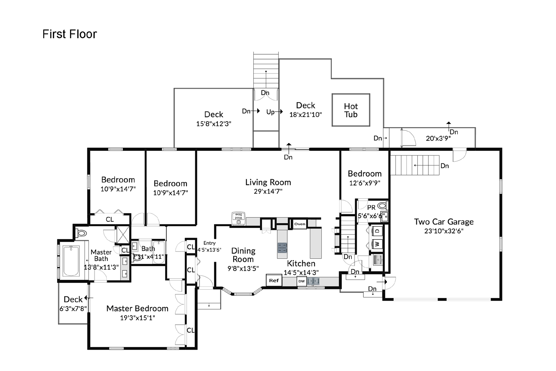 Sample of marketing floor plans
