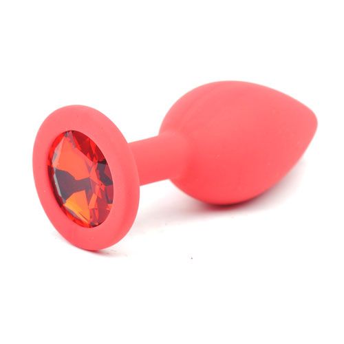 Jeweled Silicone Butt Plug
