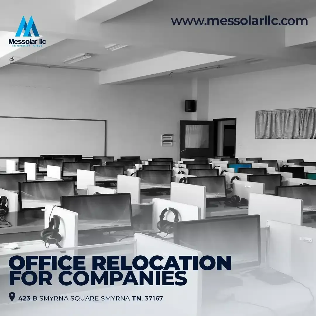 An advertisement for office relocation for companies