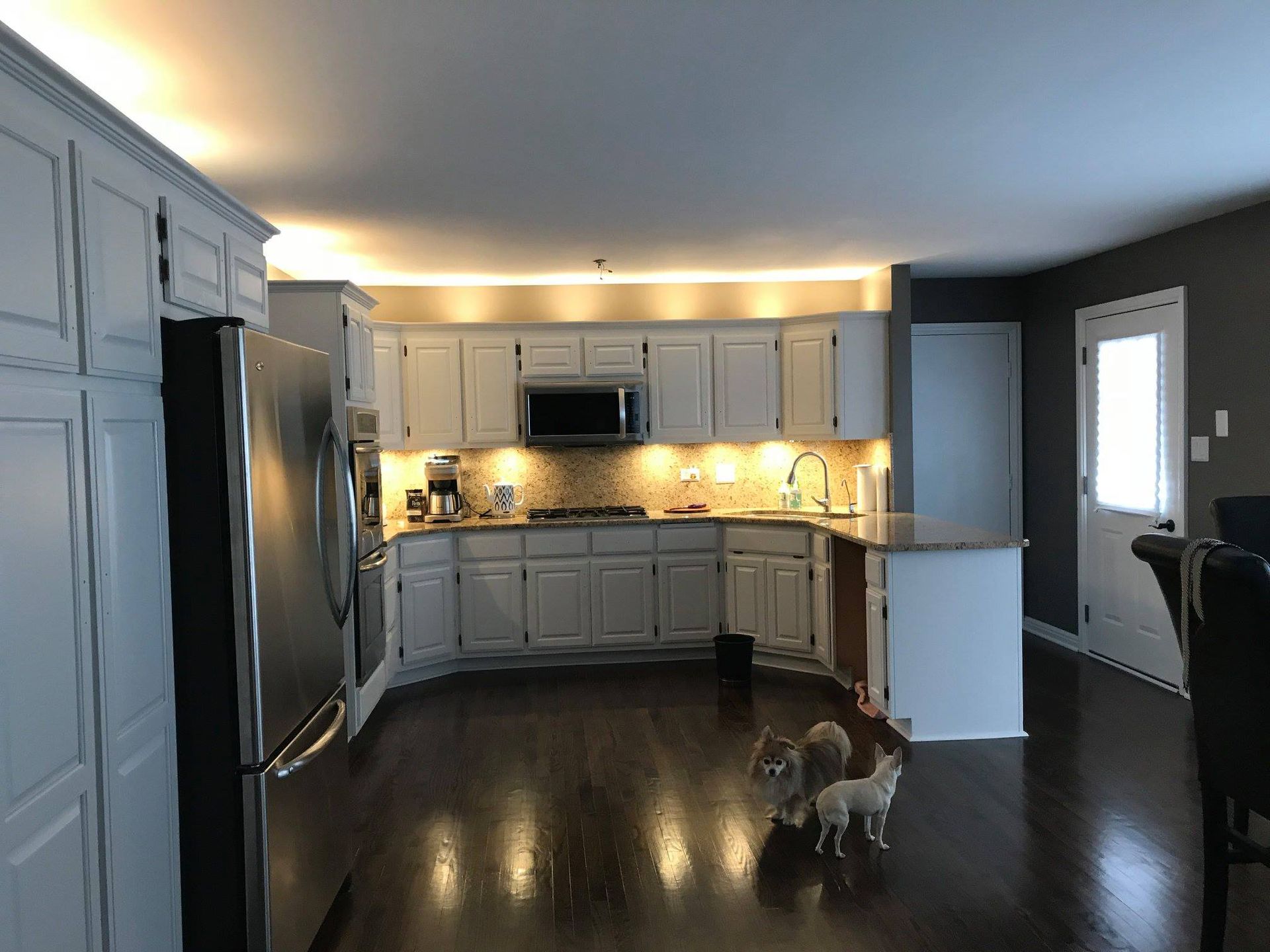 painted kitchen cabinets