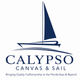 Calypso Canvas & Sail logo with blue sailboat and tagline, “Bringing Quality Craftsmanship to the Florida Keys & Beyond.”