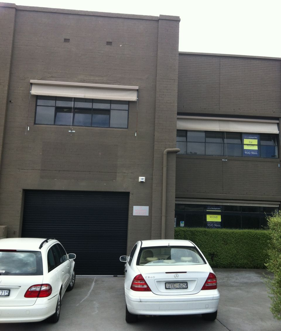 car outside the building