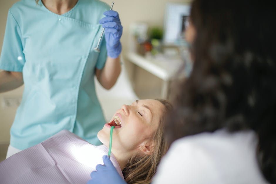 patient with tube in mouth