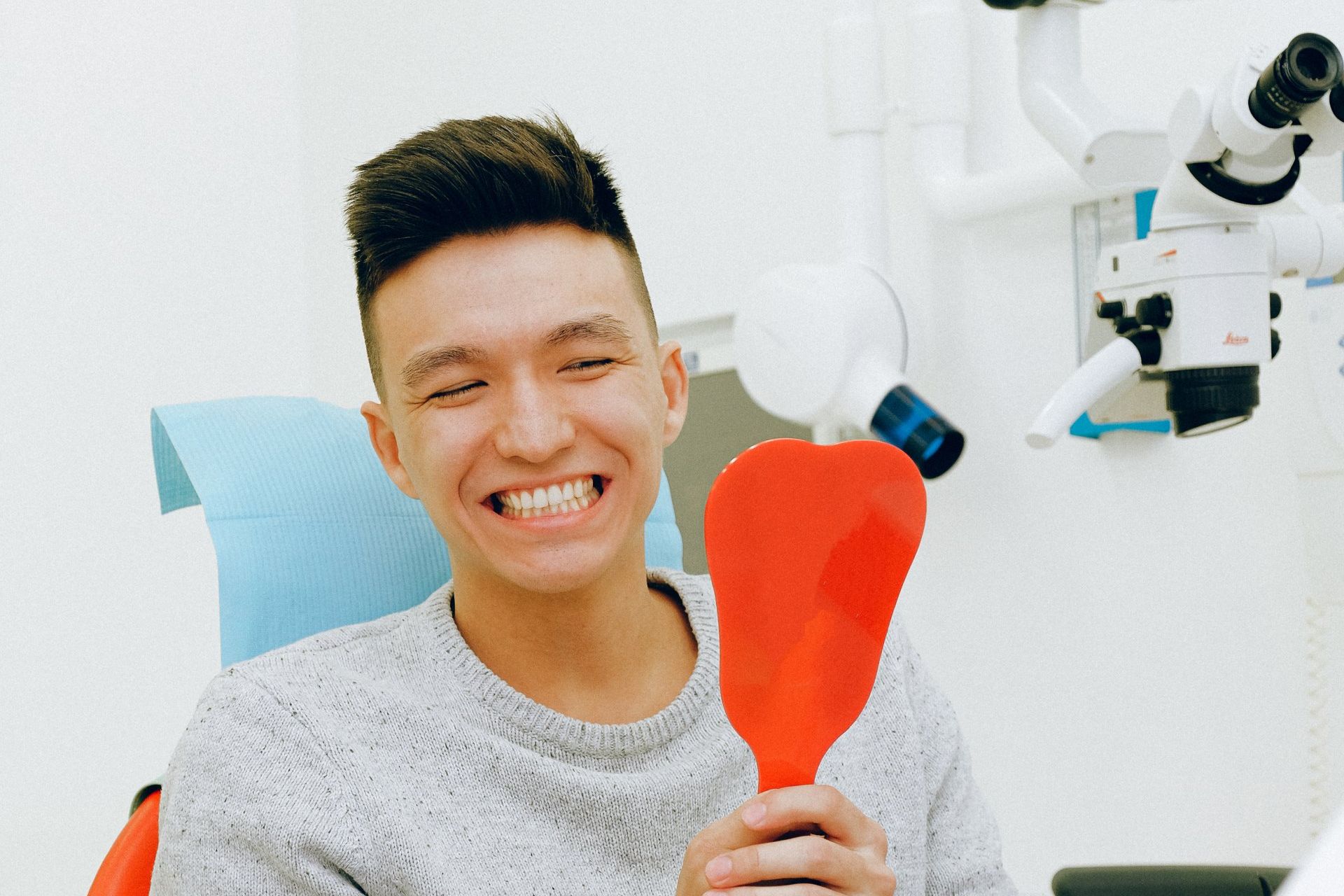 Man smiling