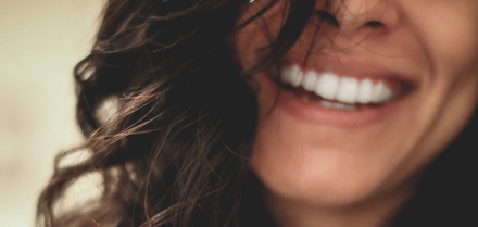 Woman smiling
