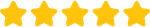 Five gold stars in a row.