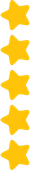 Five yellow star shapes in a vertical line.