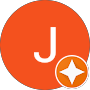 Orange circle with a white 