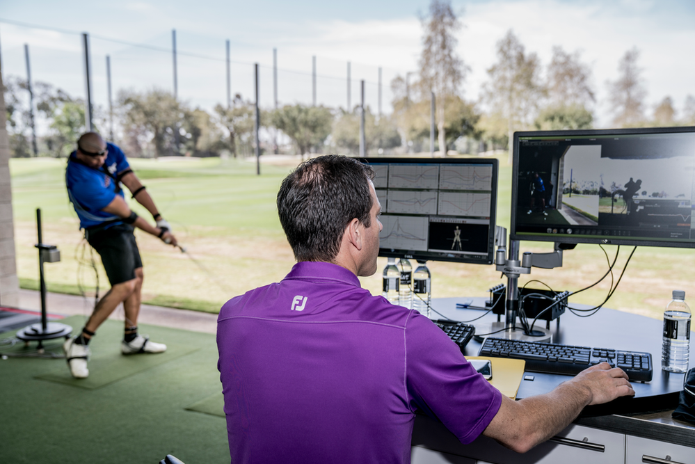 Golf lesson TPI
