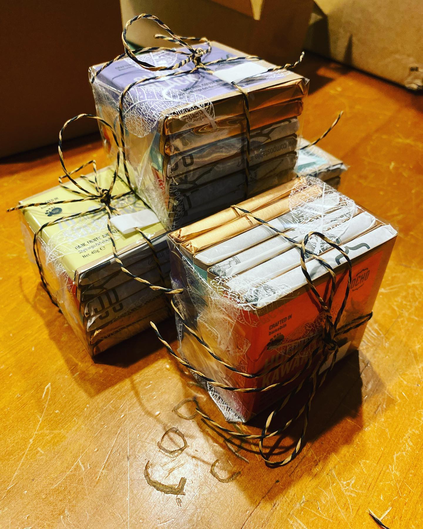 hand wrapped gifts