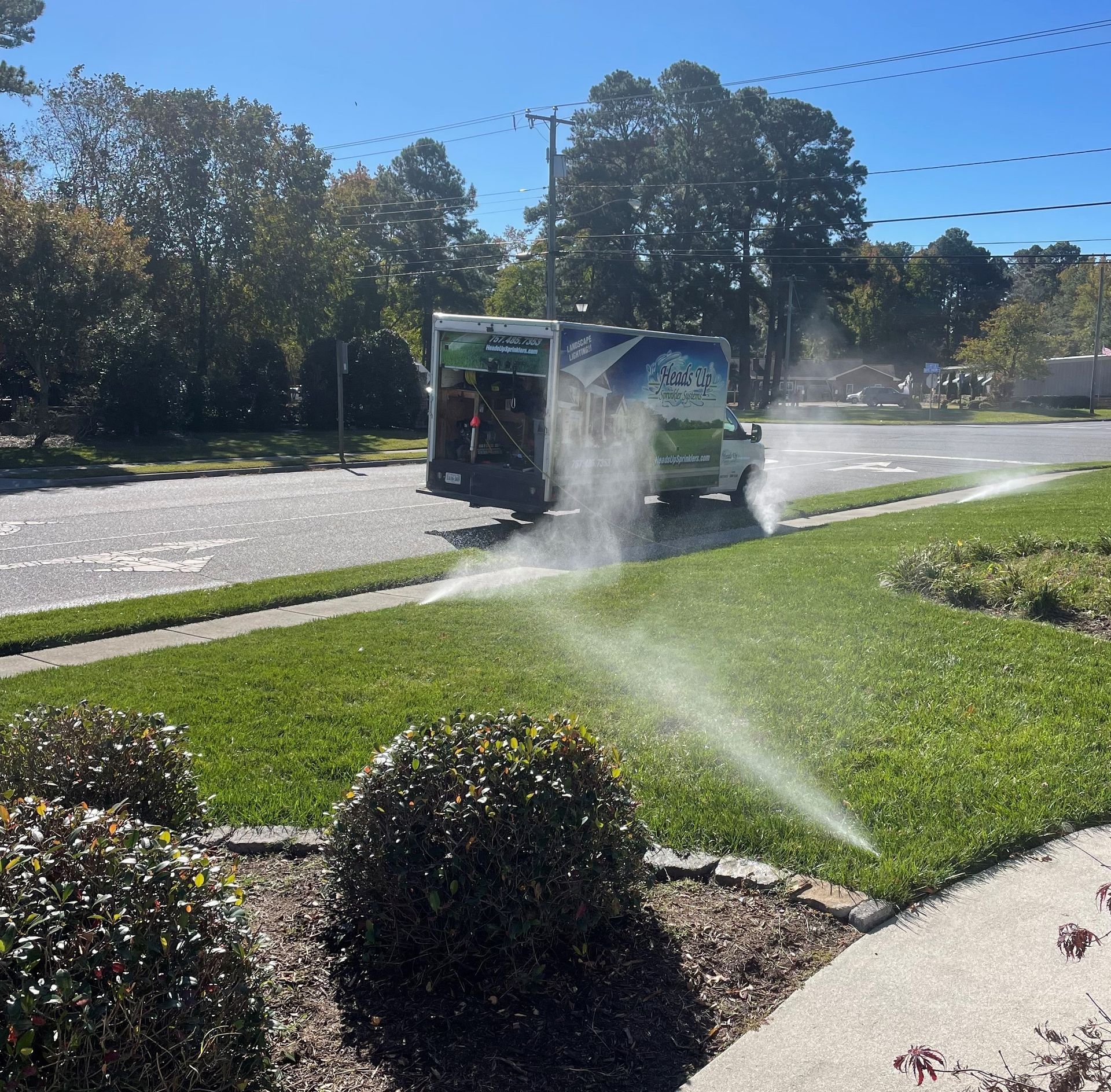 Sprinkler System During Winter — Chesapeake, VA — Heads Up Sprinkler Systems Sprinkler System During Winter — Chesapeake, VA — Heads Up Sprinkler Systems