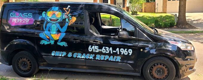 Tesla windshield rock chip repair near Murfreesboro, TN