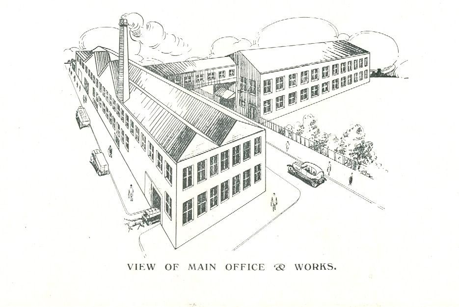 Line drawing of the Albert Works