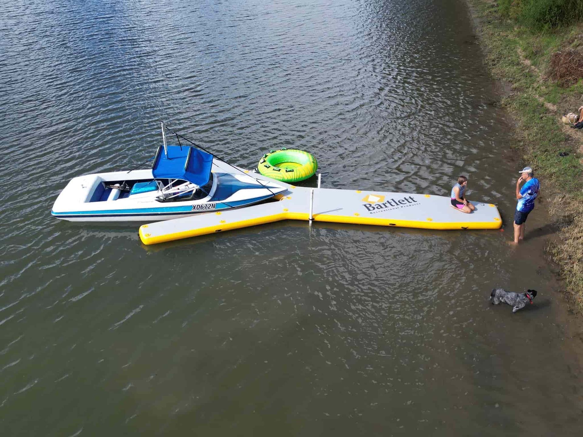 An Aerial View of a Boat on a Dock in the Water — OSP Automotive & Marine In Grafton, NSW