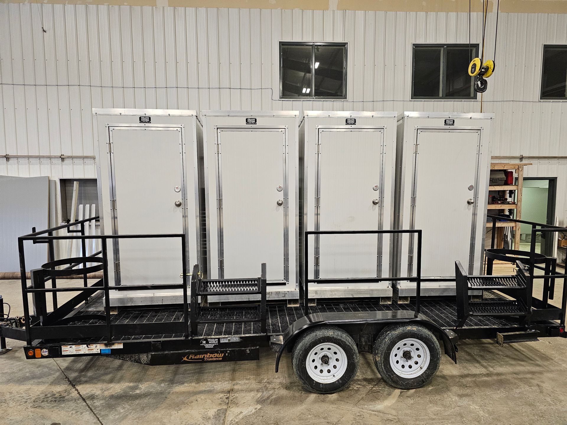 Bathroom trailers