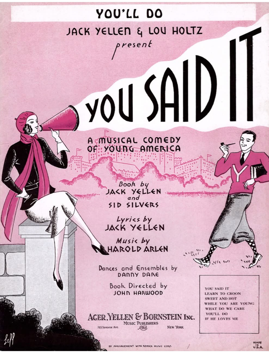 Roze vintage poster voor 
