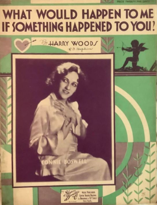 Een vintage bladmuziekomslag met de tekst 