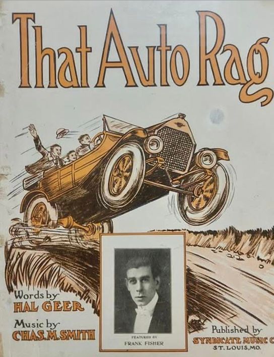 Vintage bladmuziekomslag voor 