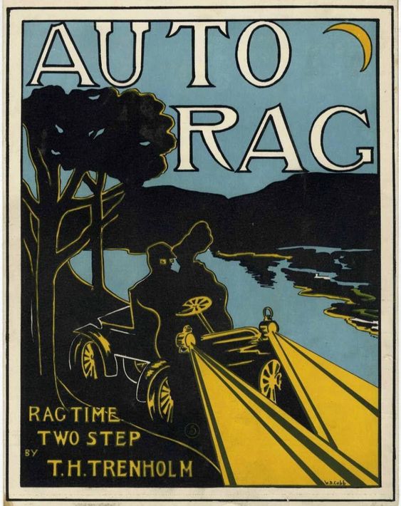 Art nouveau-poster voor 