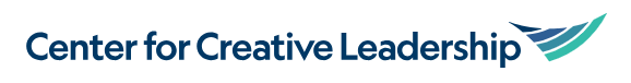 Logo of the Center for Creative Leadership with blue text and a stylized wing symbol.