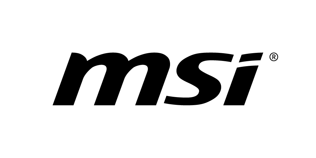 The black MSI brand logo on a white background.