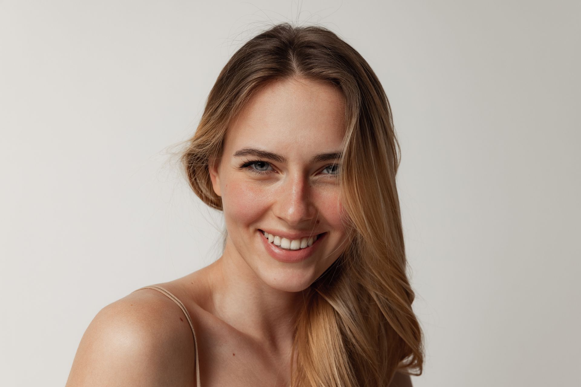 woman with beauty skin