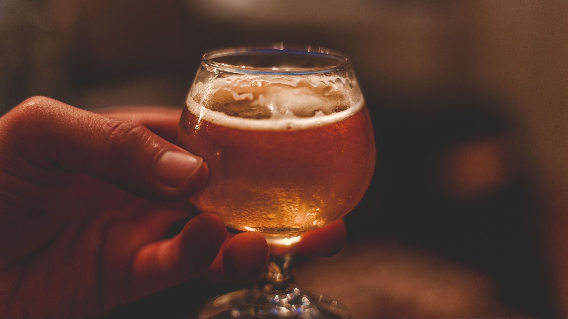 Glass of beer