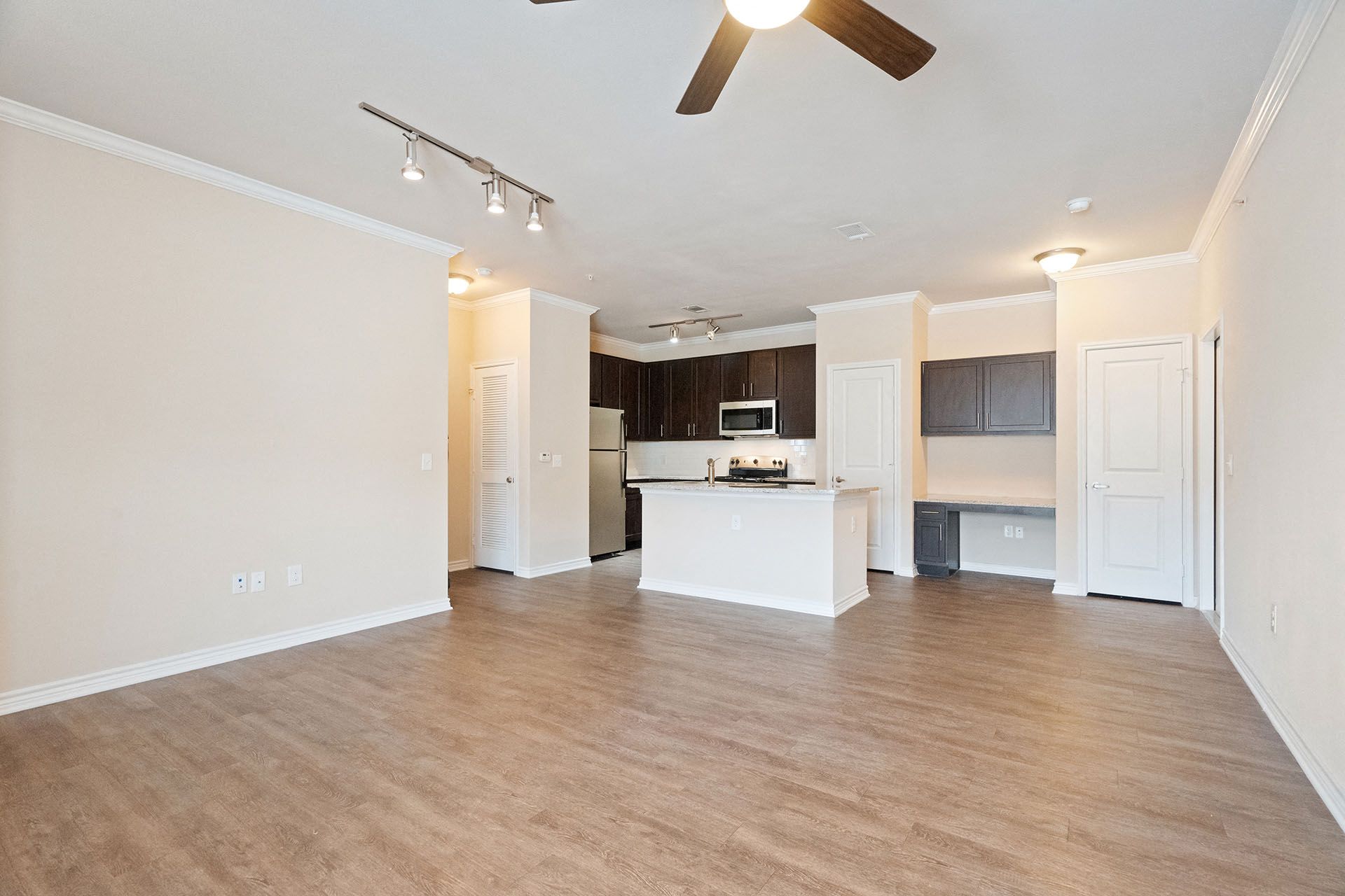Wood Inspired Plank Flooring at Residence at Midland, Texas