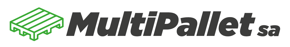 Logotipo de MultiPallet.sa con texto gris e icono de paleta verde sobre fondo blanco.