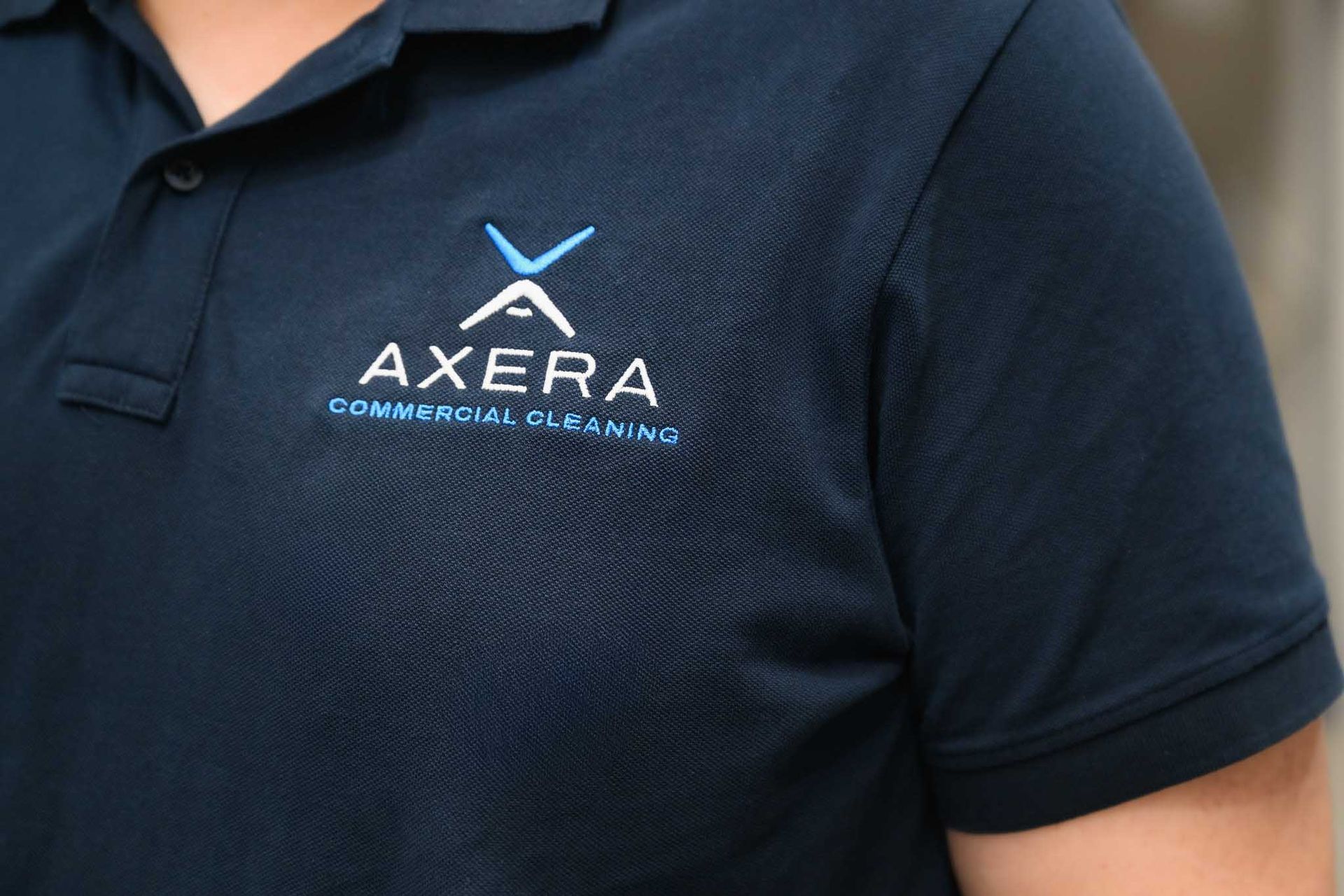 AXERA logo embroidered on the Polo tshirt