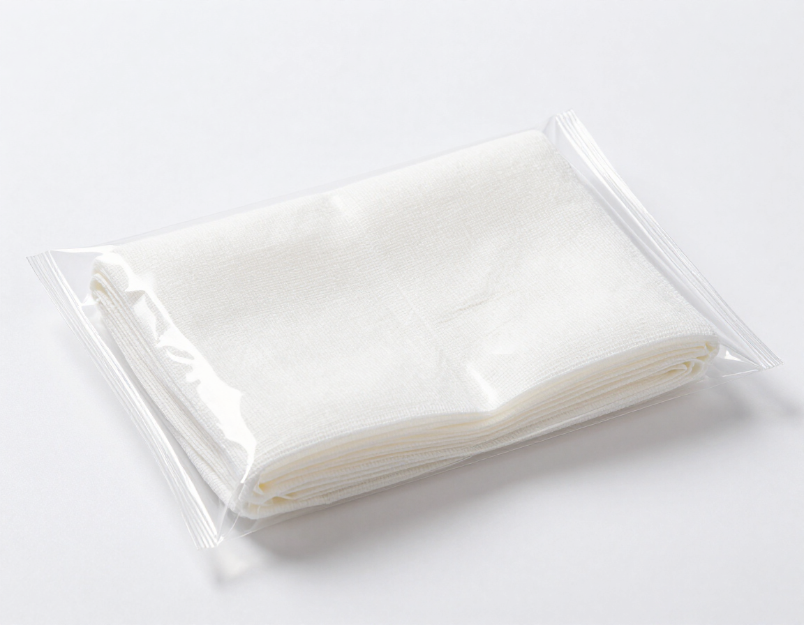 Gasa hidrofilada blanca nueva.