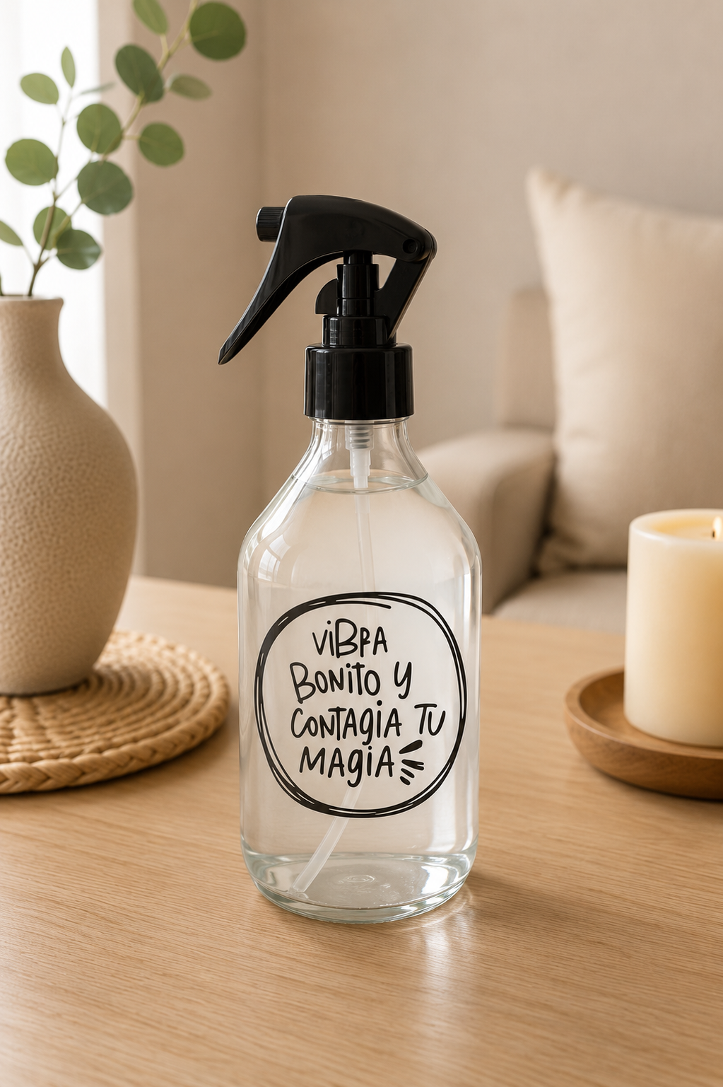 Home spray vidrio 250cc con gatillo