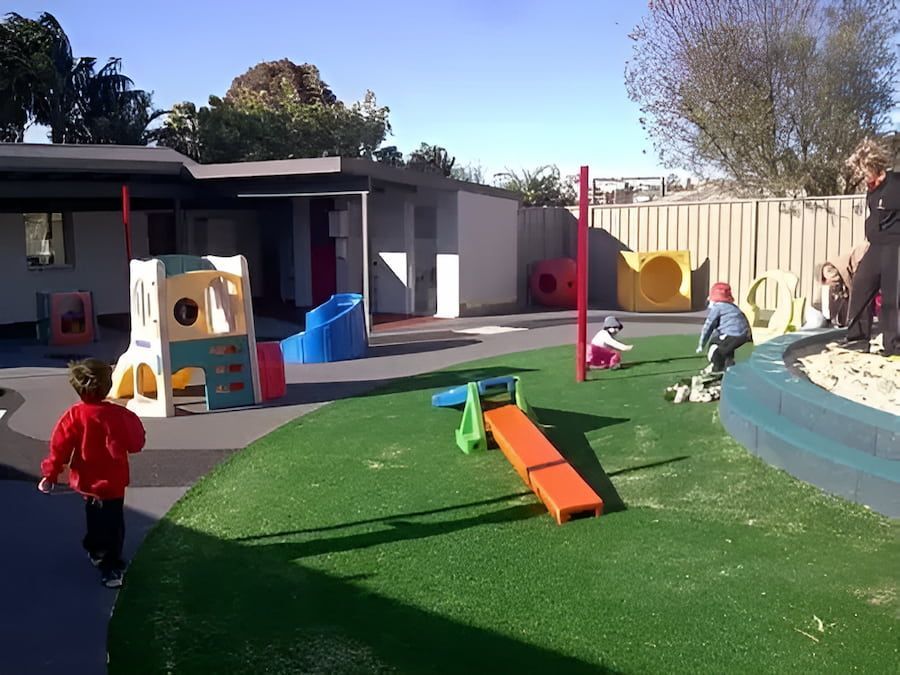 A Group of Children Are Playing in a Playground — Mt Ousley Pre School in Fairy Meadow, NSW