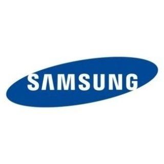 Il logo blu di Samsung, con la scritta 