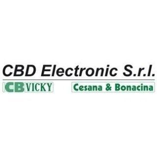 Logo aziendale di CBD Electronic Srl, con i marchi