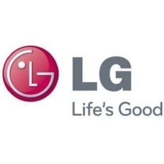 Il logo LG presenta un cerchio rosso con una 