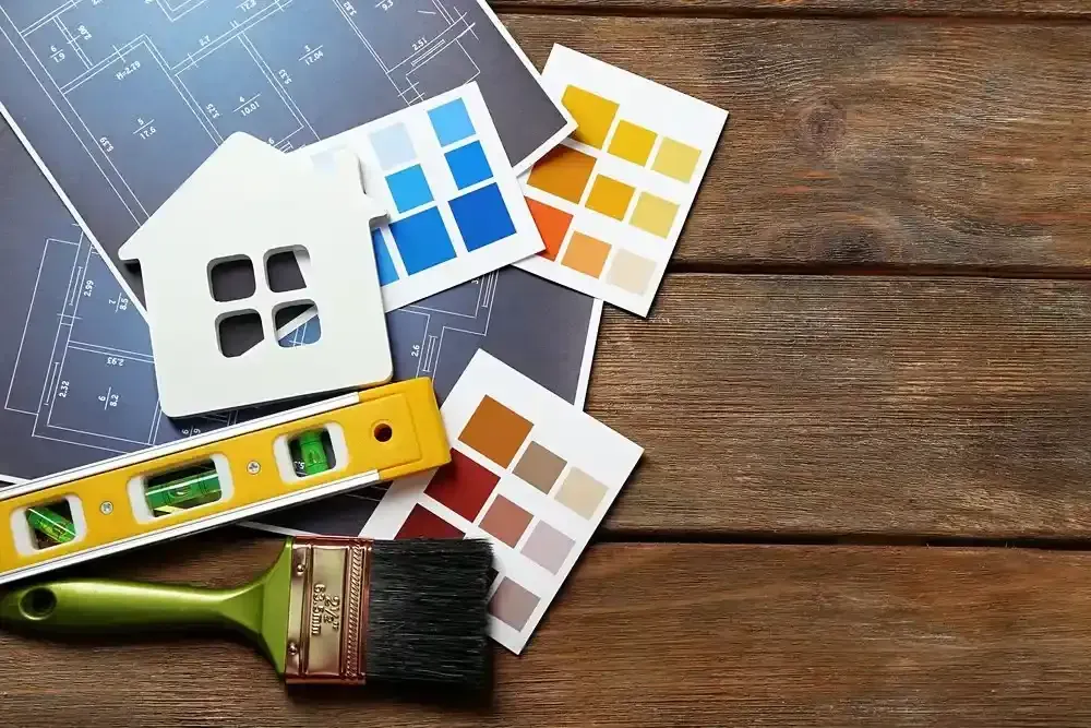 Construction Layout With House Model — Jamie Frankham Painting in Goonellabah, NSW