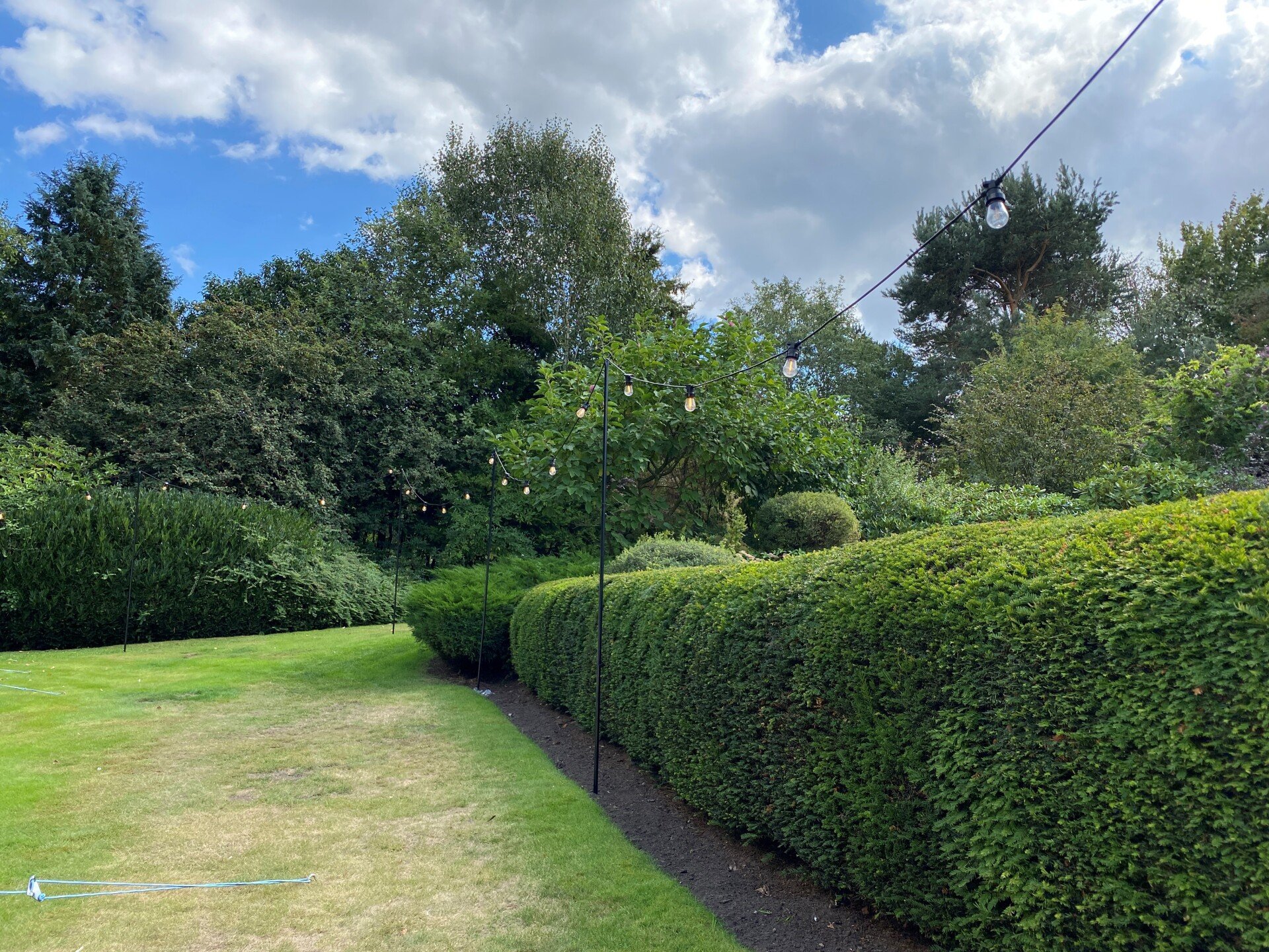 Garden Party Lighting Hire Cheshire, Manchester