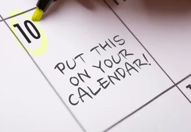 A calendar with the words put this on your calendar written on it