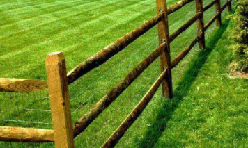 Board and post fence installed in Cheyenne