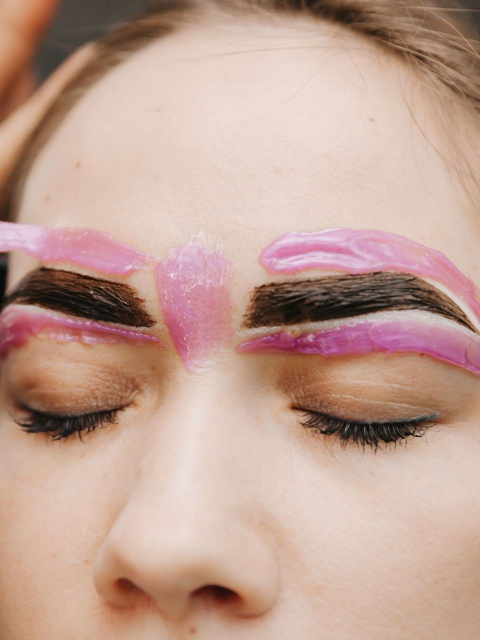 eyebrows waxing